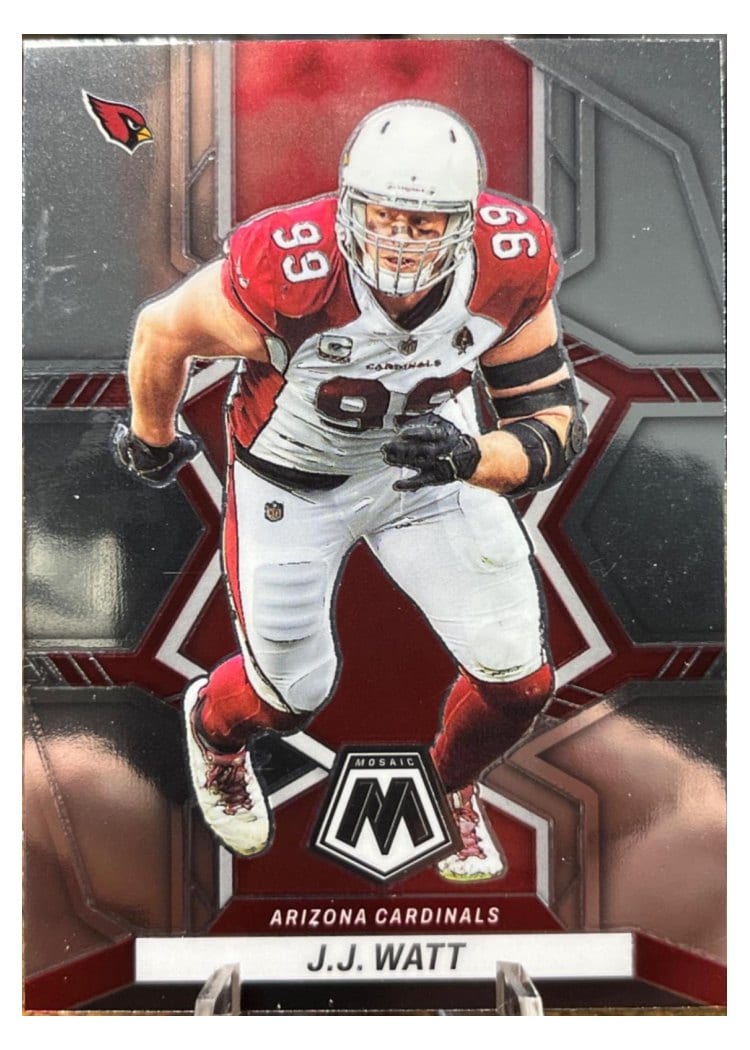 2022 Panini Mosaic Base Set J.J. Watt #4 card