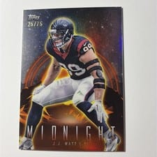 2024 Topps Midnight Base Set J.J. Watt #40 card