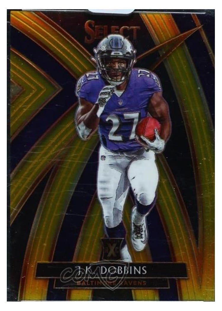 2019 Panini Select 2020 Xrc Prizm Redemption J.K. Dobbins #310 card