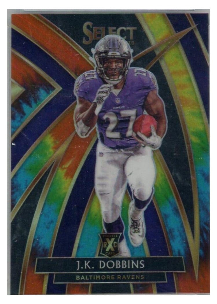 2019 Panini Select 2020 Xrc Prizm Redemption J.K. Dobbins #310 card