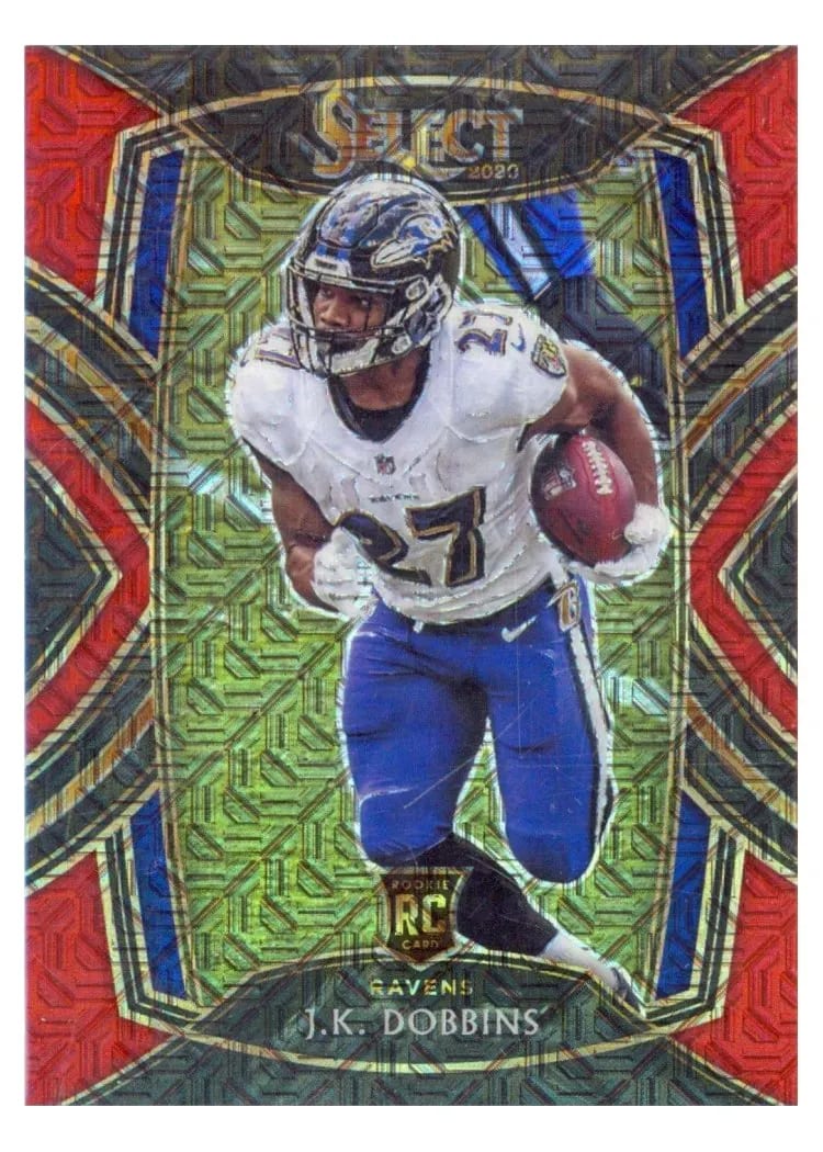 2020 Panini Select Base Set J.K. Dobbins #252 card