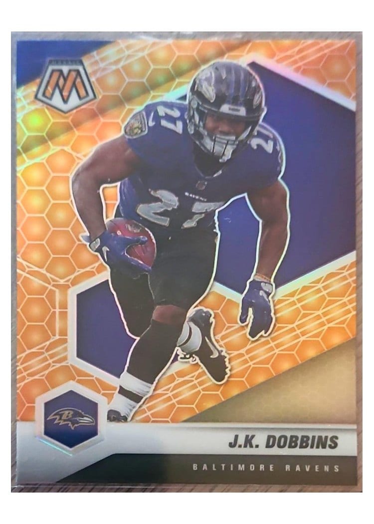 2021 Panini Mosaic Base Set J.K. Dobbins #20 card