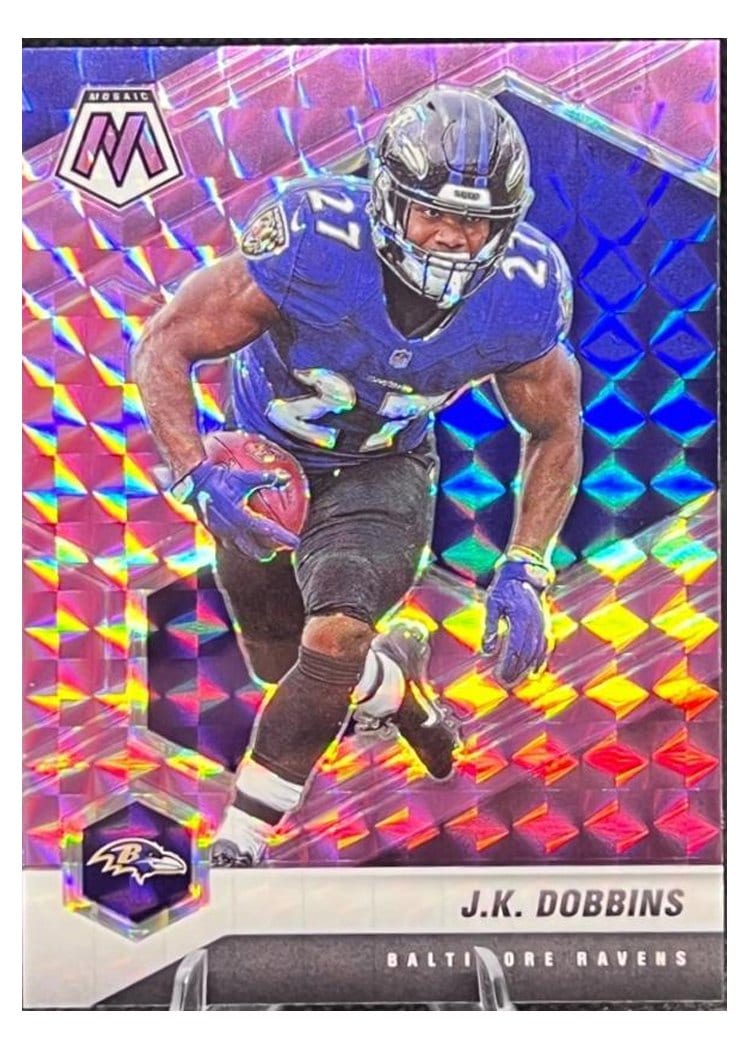 2021 Panini Mosaic Base Set J.K. Dobbins #20 card