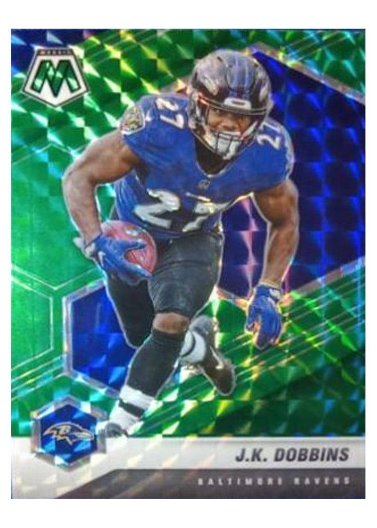 2021 Panini Mosaic Base Set J.K. Dobbins #20 card