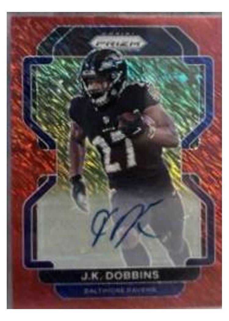 2021 Panini Prizm Base Set J.K. Dobbins #283 card