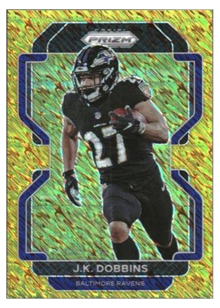 2021 Panini Prizm Base Set J.K. Dobbins #283 card