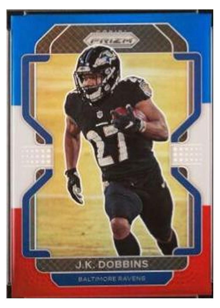 2021 Panini Prizm Base Set J.K. Dobbins #283 card