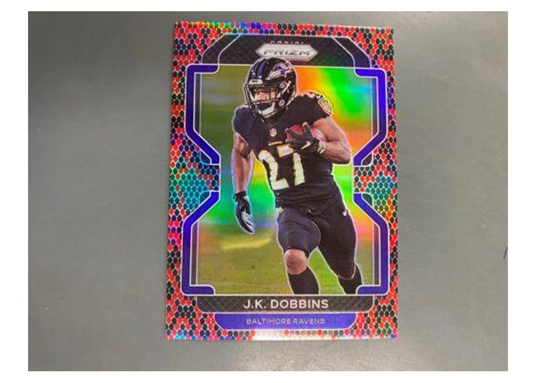 2021 Panini Prizm Base Set J.K. Dobbins #283 card
