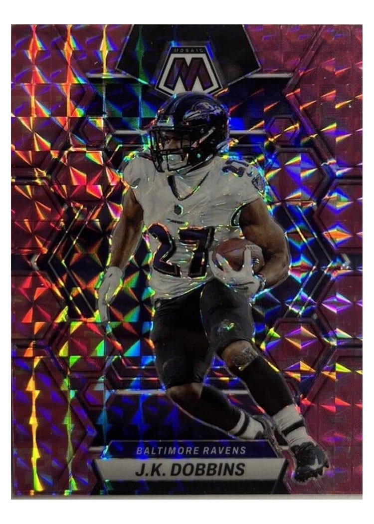 2023 Panini Mosaic Base Set J.K. Dobbins #14 card