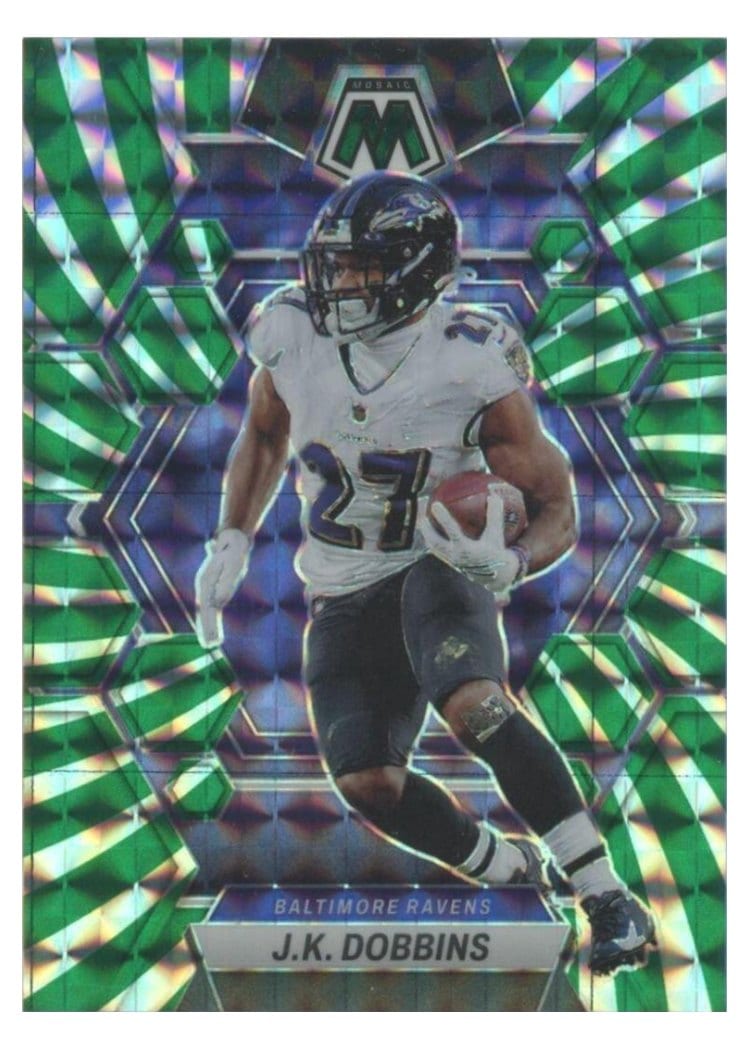 2023 Panini Mosaic Base Set J.K. Dobbins #14 card