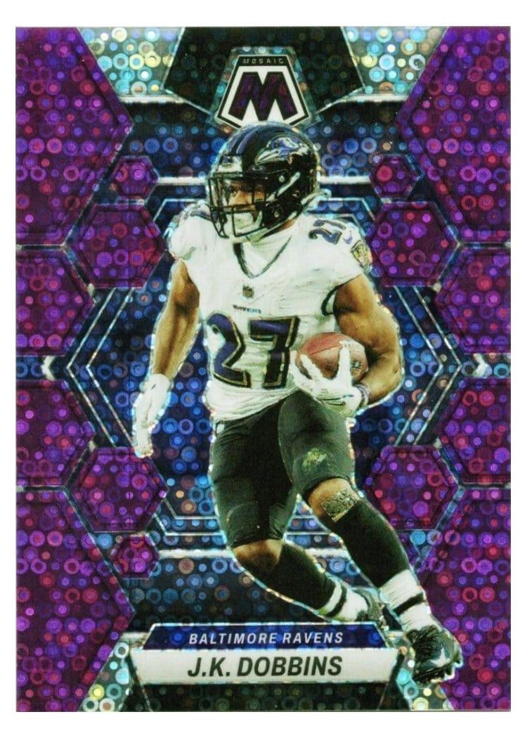 2023 Panini Mosaic Base Set J.K. Dobbins #14 card