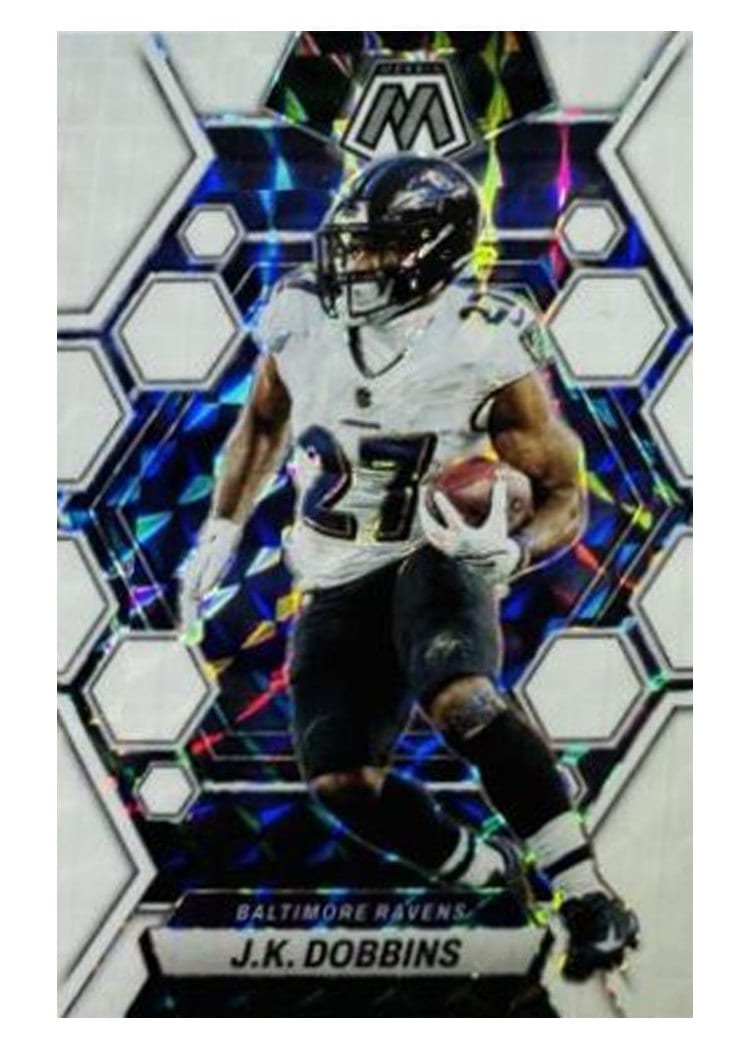 2023 Panini Mosaic Base Set J.K. Dobbins #14 card