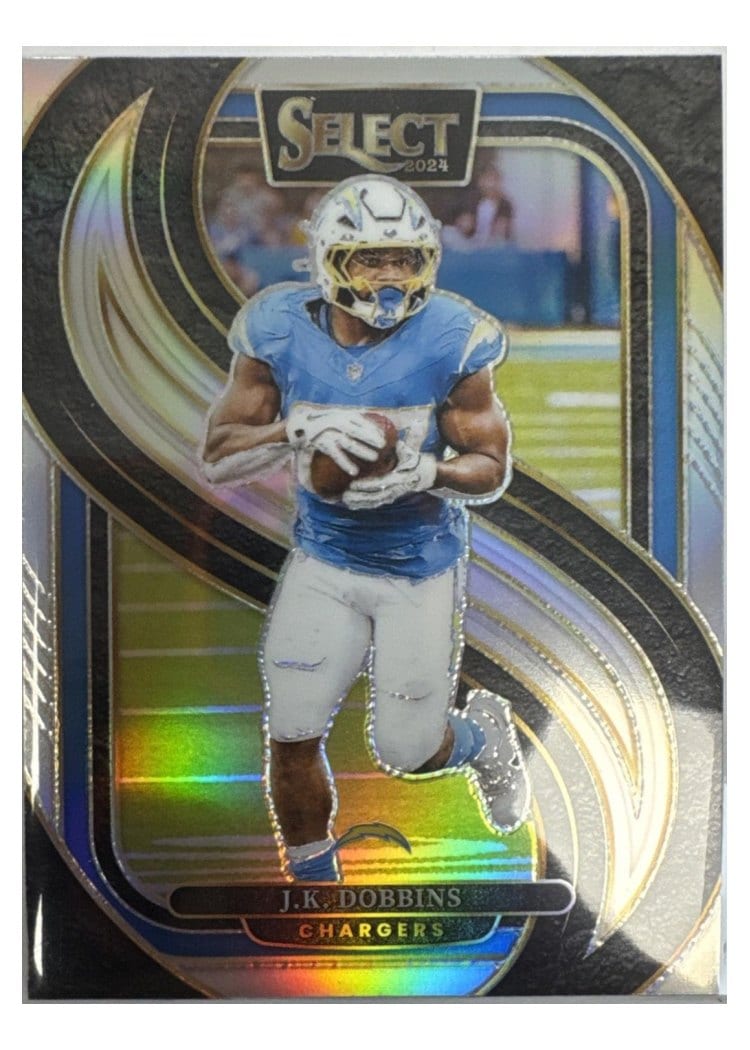 2024 Panini Select Base Set J.K. Dobbins Silver Prizm #162 card