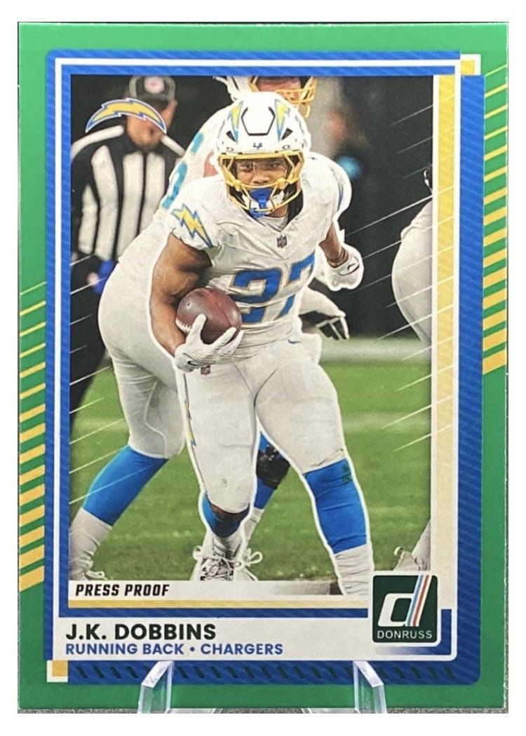 2025 Donruss Base Set J.K. Dobbins #71 card