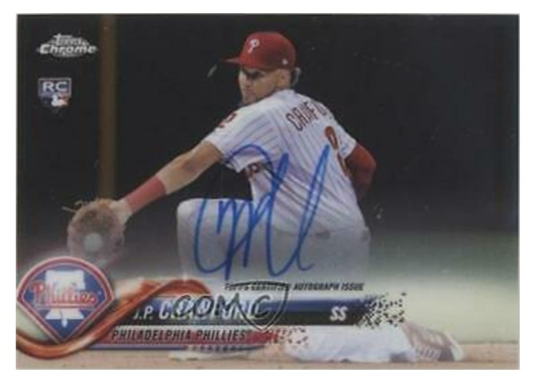 2018 Topps Chrome Rookie Autographs J.P. Crawford #RA-JC card