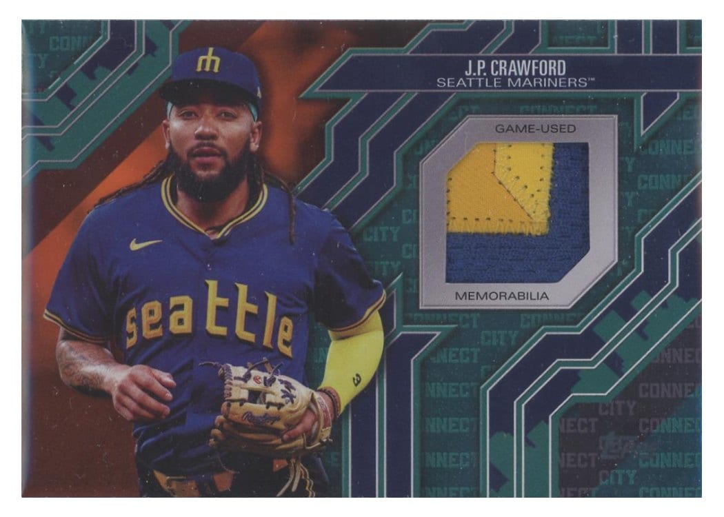 2025 Topps City Connect Swatch Collection Series One J.P. Crawford #CC-JPC card