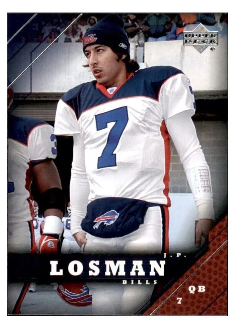 2005 Upper Deck J.P. Losman #19 card