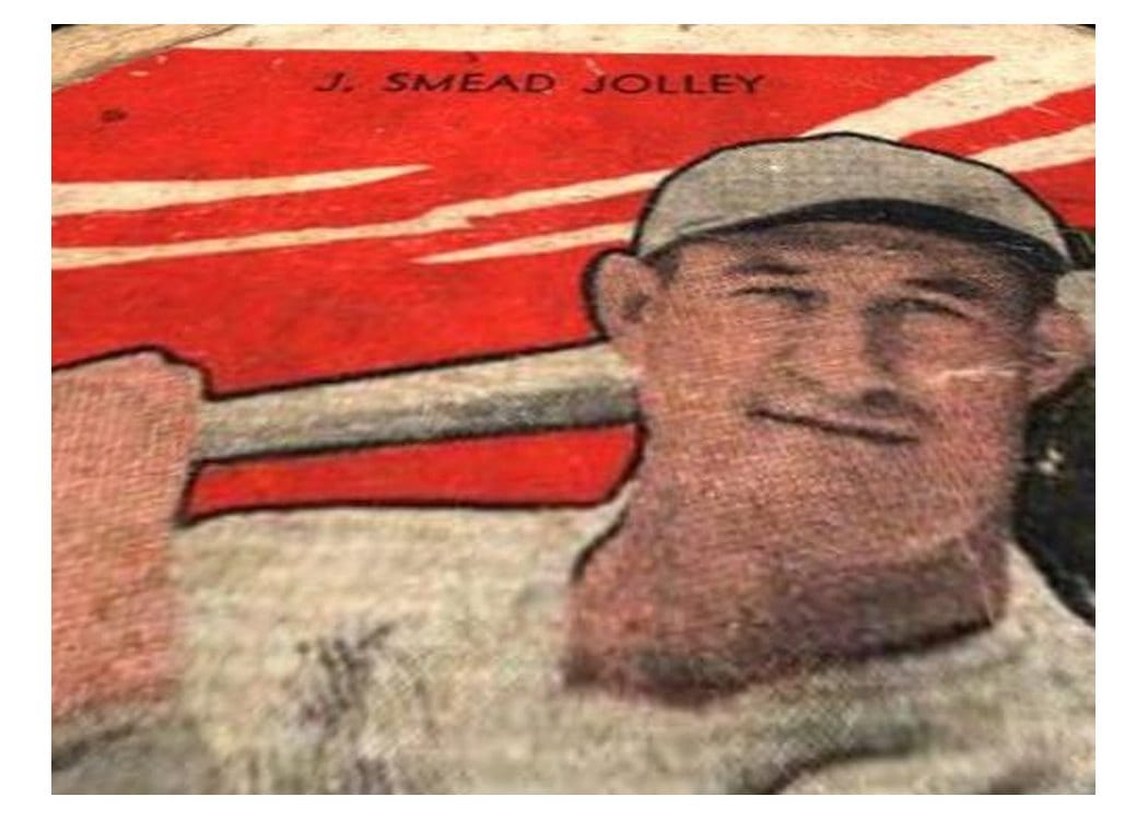 1933 R305 Tattoo Orbit J. Smead Jolley card