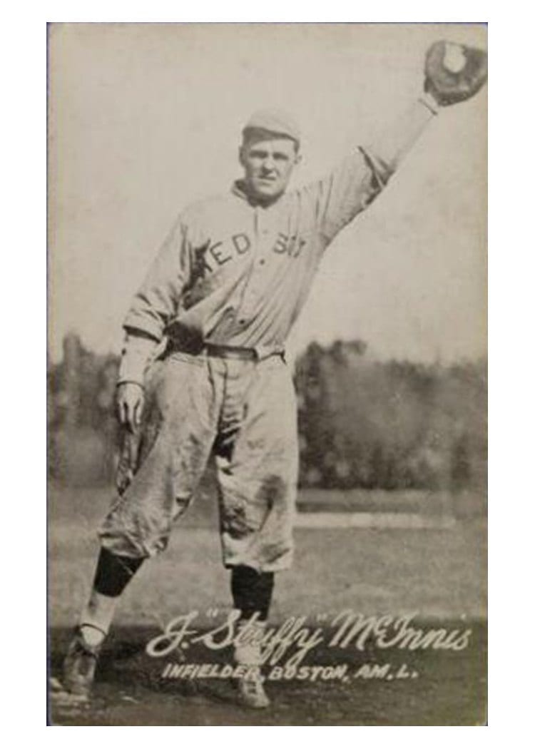 1921 Exhibits J. 'Stuffy' McInnis card
