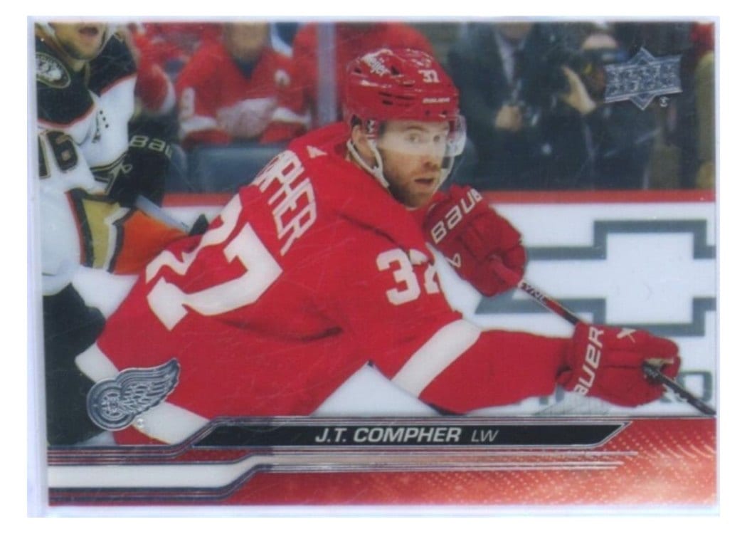 2023-24 Upper Deck Base Set J.T. Compher #554 card