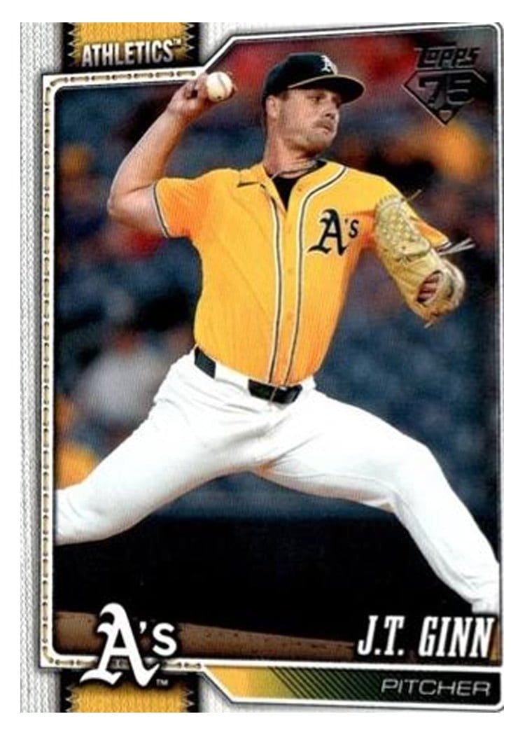 2026 Topps Base Set J.T. Ginn #153 card