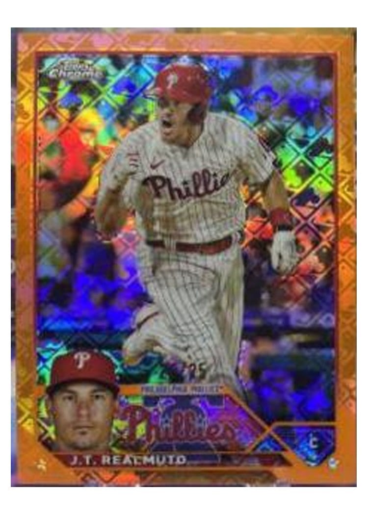 2023 Topps Chrome Base Set J.T. Realmuto #30 card