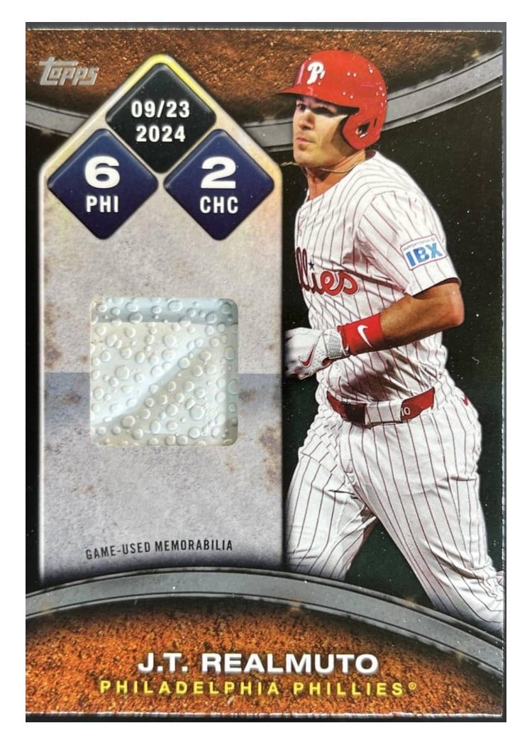 2025 Topps Rounding the Bases Relics J.T. Realmuto #RTB-JTR card