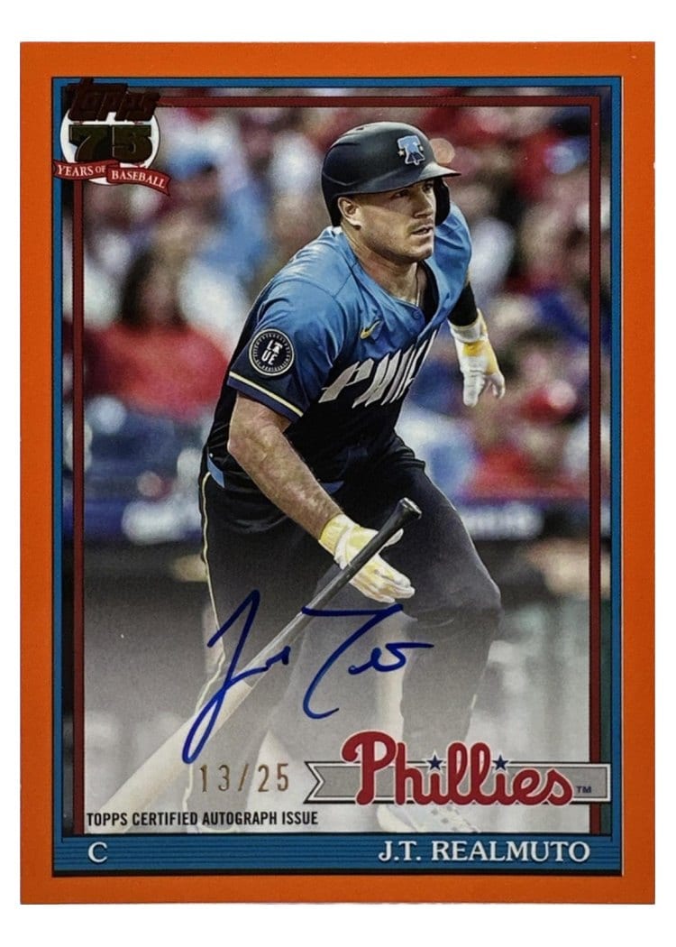 2026 Topps 1991 Topps Autographs J.T. Realmuto #91A-JTR card