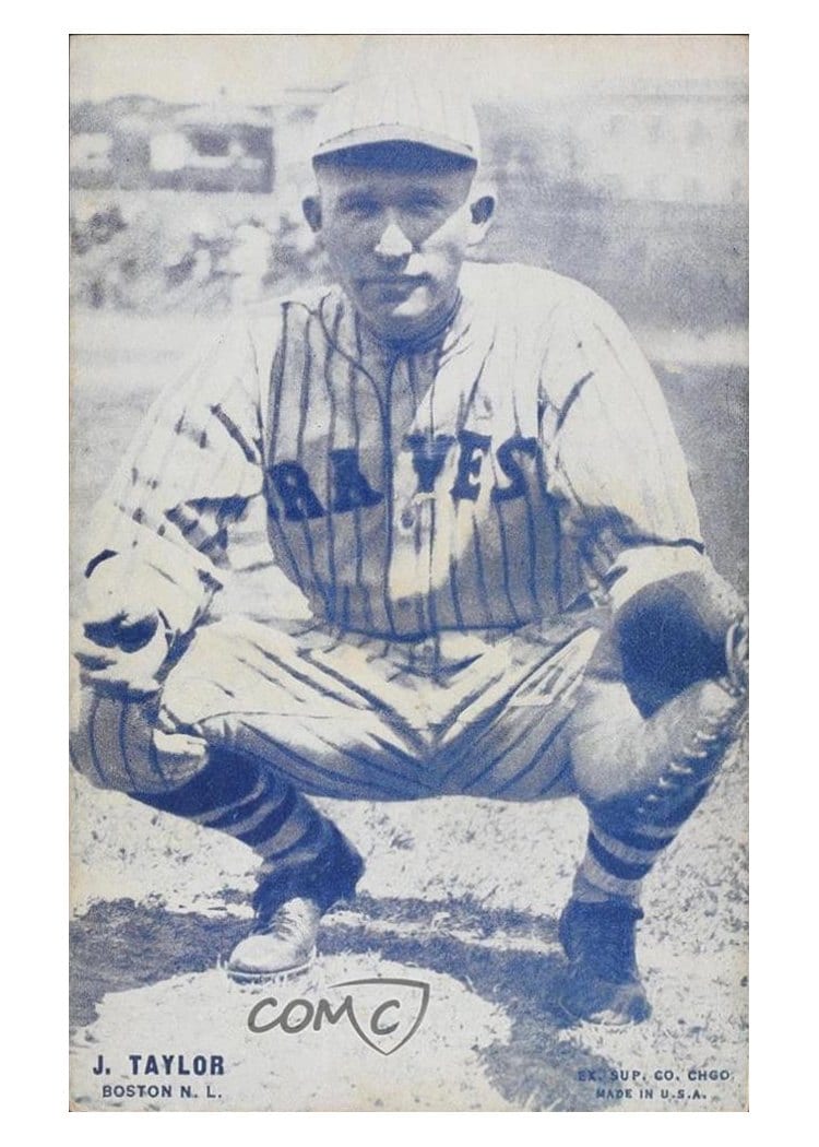 1926 Exhibits J. Taylor card