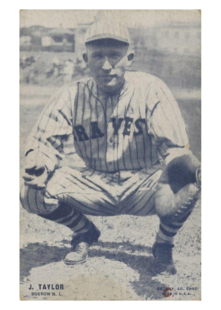 1928 Exhibits J. Taylor card