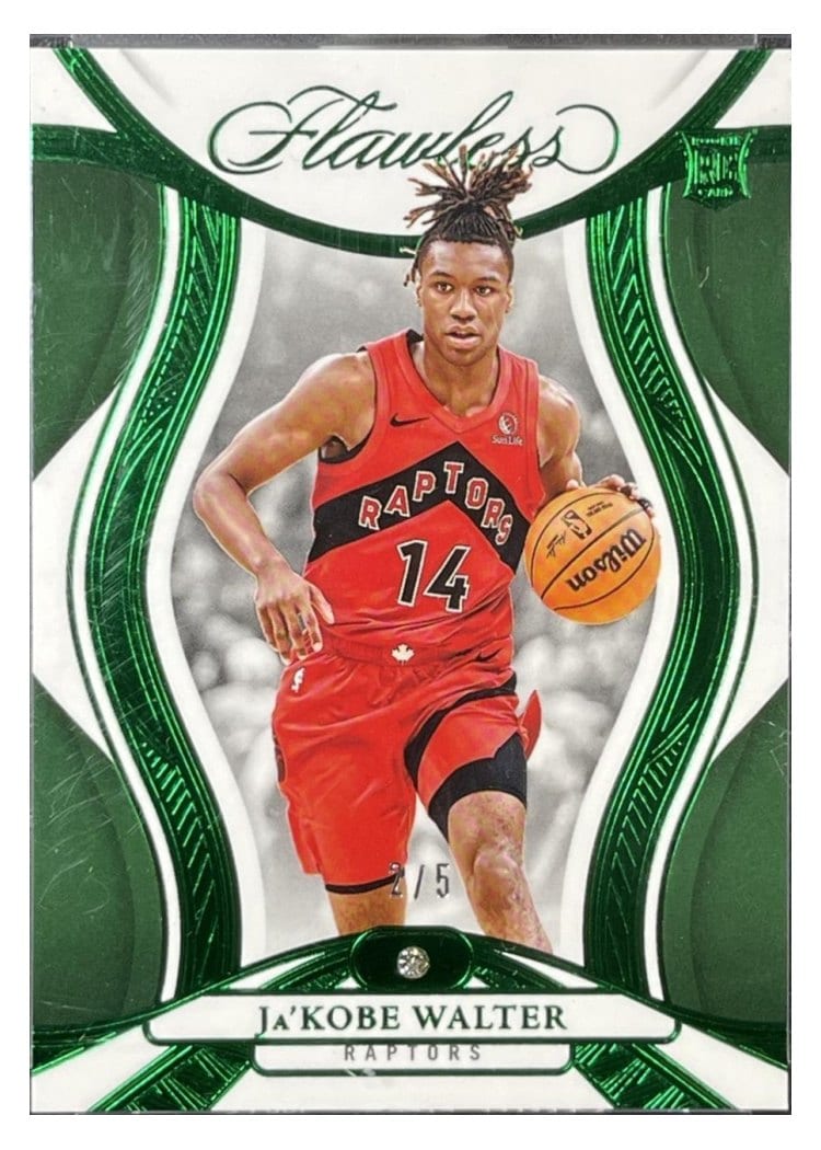 2024-25 Panini Flawless Base Gems Ja'Kobe Walter #72 card