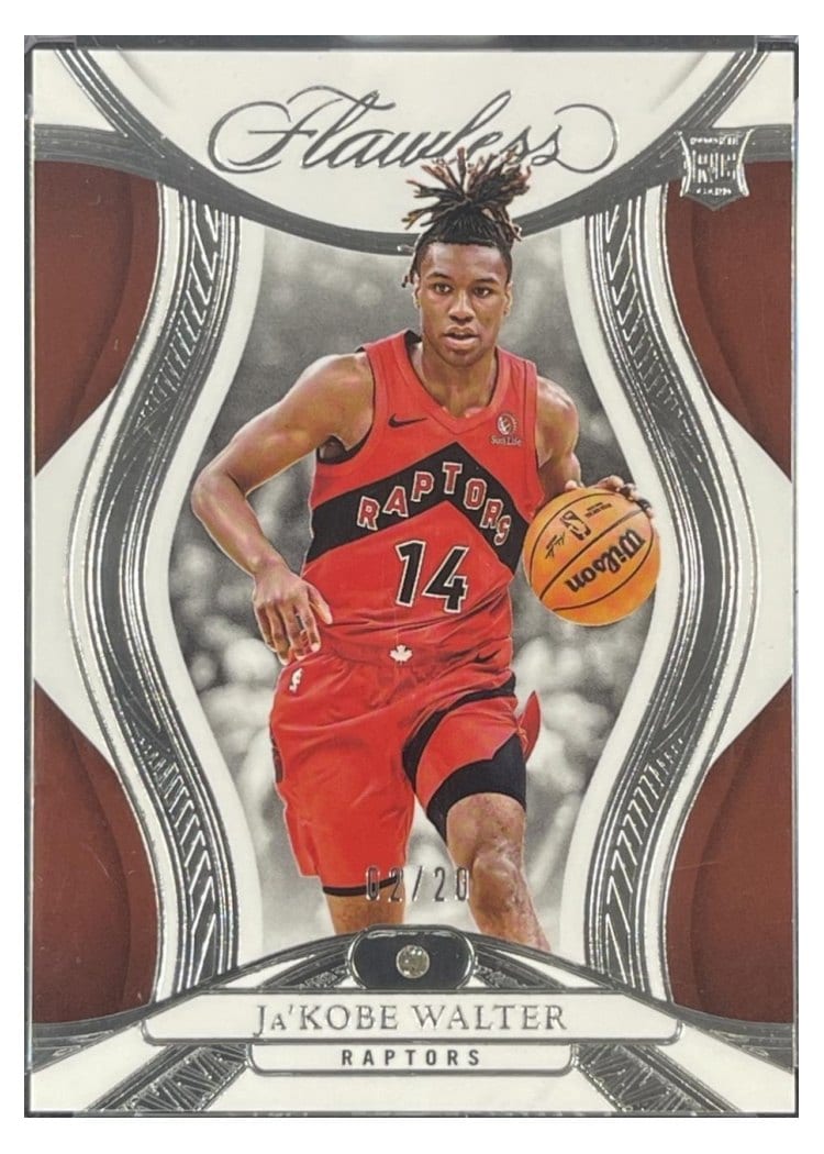 2024-25 Panini Flawless Base Gems Ja'Kobe Walter #72 card