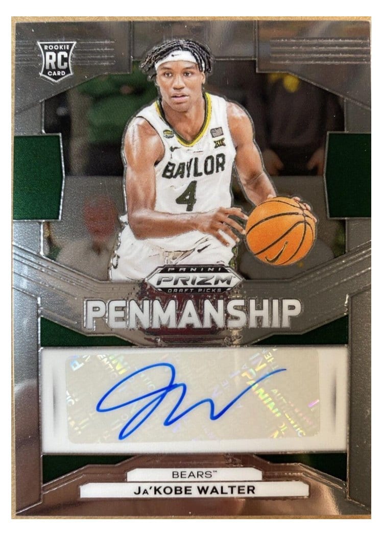 2024-25 Panini Prizm Rookie Penmanship Ja'Kobe Walter #RPE-JKW card