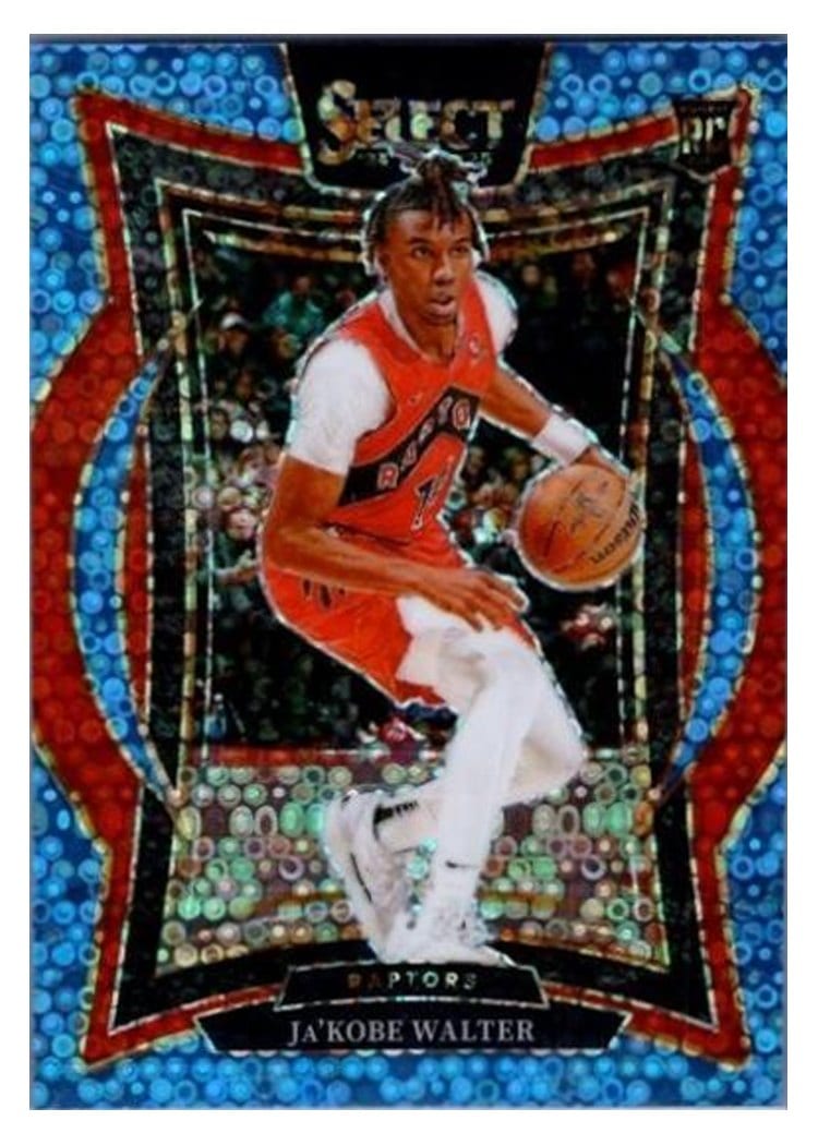 2024-25 Panini Select Base Set Ja'Kobe Walter Light Blue Disco Prizm #96 card