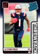 2024 Donruss Rated Rookies Throwback Ja'Lynn Polk #8 card