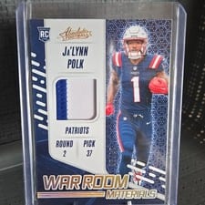 2024 Panini Absolute War Room Materials Ja'Lynn Polk #WRM-JPK card