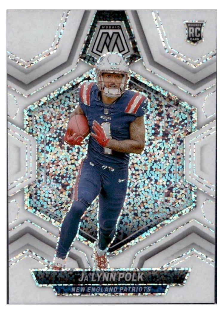 2024 Panini Mosaic Base Set Ja'Lynn Polk White Sparkle #337 card
