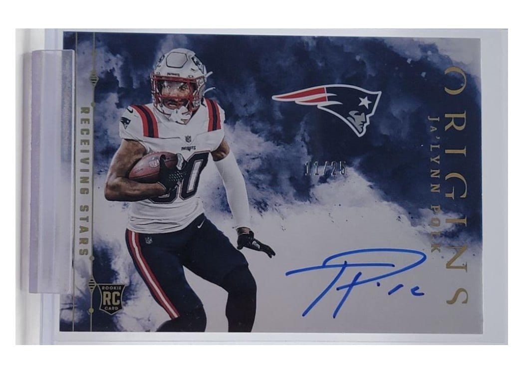 2024 Panini Origins Receiving Stars Signatures Ja'Lynn Polk #RSS-JPO card