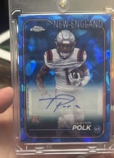2024 Topps Chrome Sapphire Edition Rookies Autographs Sapphire Ja'Lynn Polk #RA-JP card