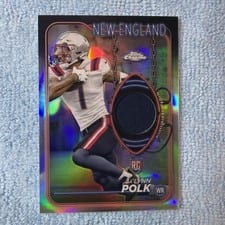 2024 Topps Chrome Topps Chrome Rookie Relics Ja'Lynn Polk #CRR-JP card