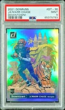 2021 Donruss Downtown Ja'Marr Chase #DT-36 card