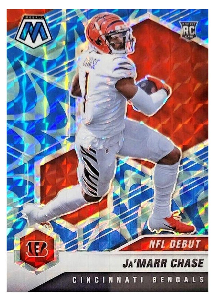 2021 Panini Mosaic Ja'Marr Chase #247 card