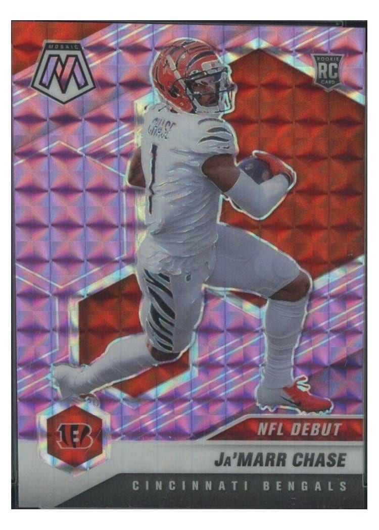 2021 Panini Mosaic Ja'Marr Chase #247 card