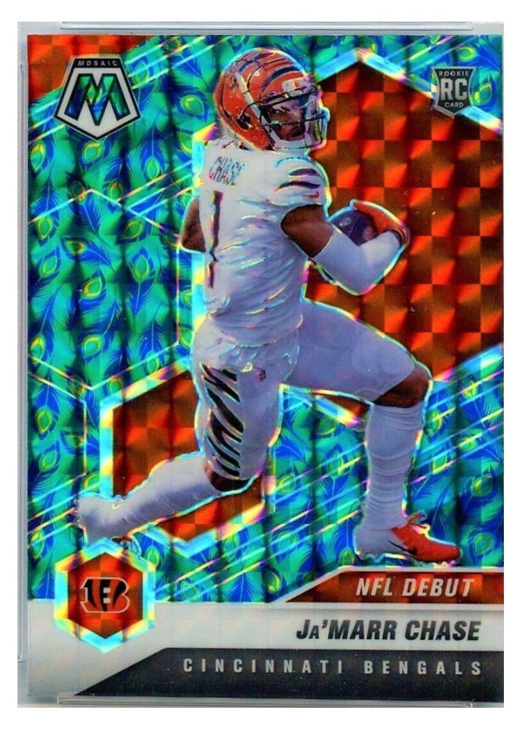 2021 Panini Mosaic Ja'Marr Chase #247 card