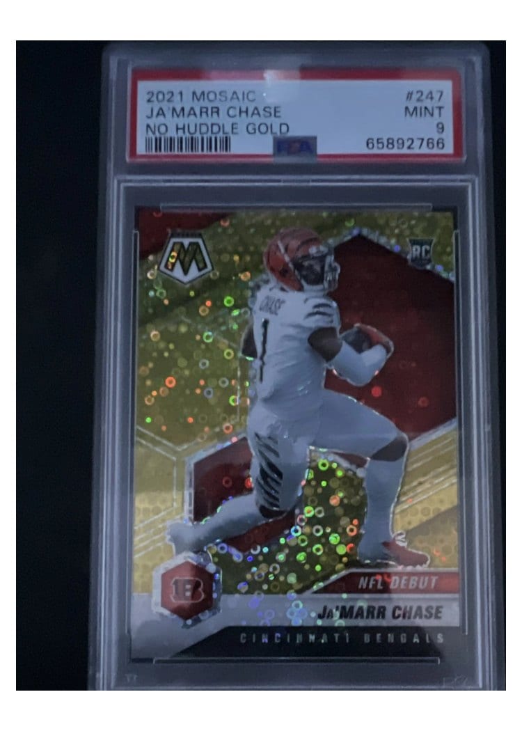 2021 Panini Mosaic Ja'Marr Chase #247 card