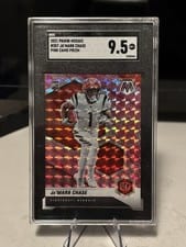 2021 Panini Mosaic Ja'Marr Chase #307 card