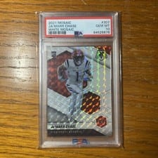 2021 Panini Mosaic Ja'Marr Chase #307 card
