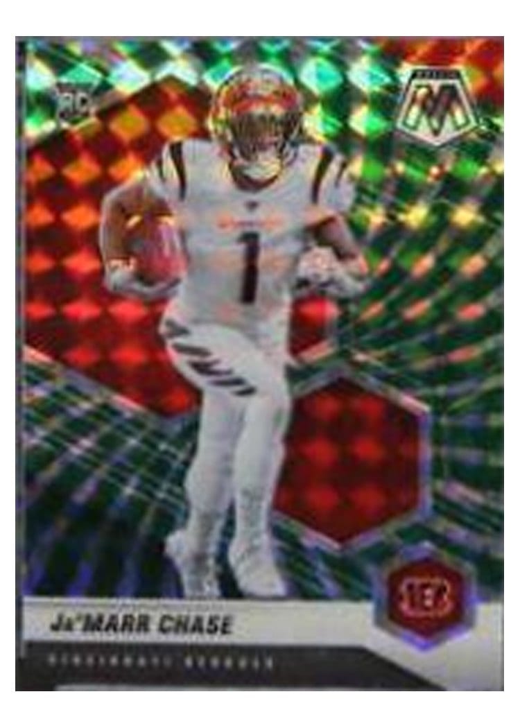 2021 Panini Mosaic Ja'Marr Chase #307 card