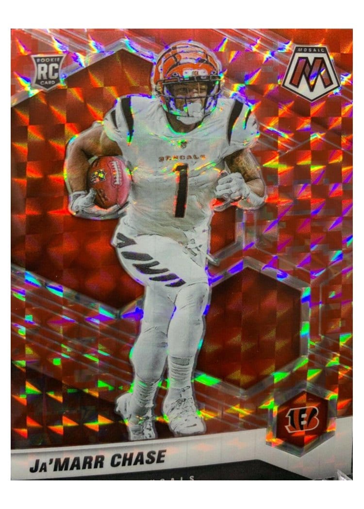 2021 Panini Mosaic Ja'Marr Chase #307 card