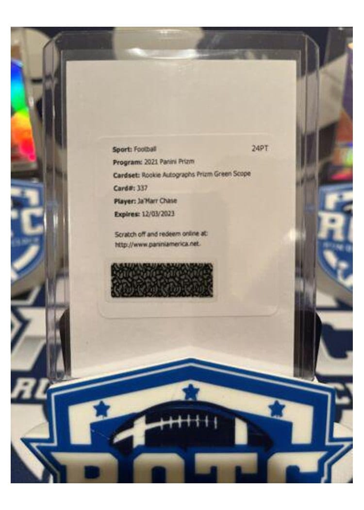 2021 Panini Prizm Ja'Marr Chase #337 card